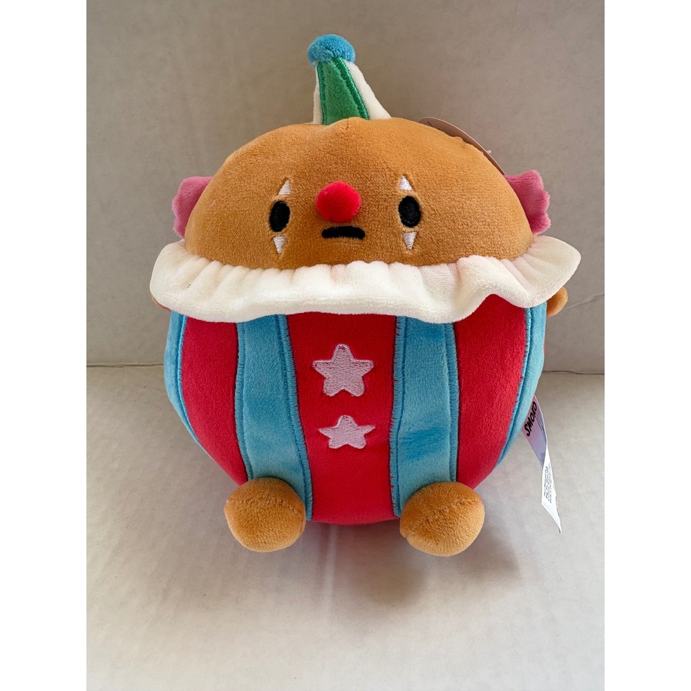 Smoko Tayto Potato Clown Plush Circus Series Kawaii Collectible Brown Red Blue